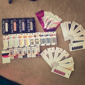 Lot of 40 NEW nail stickers.